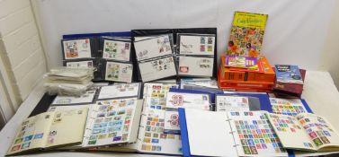 Large collection of Great British and World stamps including RAF FDCs, Canada,