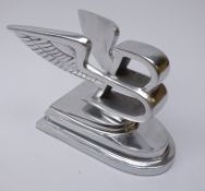 Bentley 'Flying B' chrome car mascot, H14cm Condition Report <a href='//www.