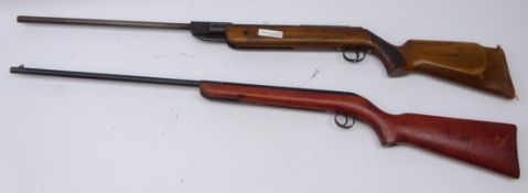 Two air rifles - Original Super Model 35 break barrel .22cal air rifle and BSA Meteor .