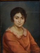 Portrait of a Lady, 20th century pastel indistinctly signed and dated 1927, 57cm x 43.