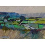 John Tookey (British 20th century): Rural Landscape, pastel signed 21.