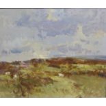 William B Dealtry (British 1915-2007): Moorland Light, oil on board signed,