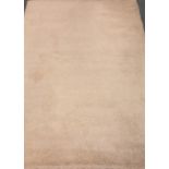 Pair Sadeh long pile cream ground rug (300cm x200cm) and a Grace dark beige rug (230cm x 160cm) (3)