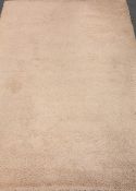 Pair Sadeh long pile cream ground rug (300cm x200cm) and a Grace dark beige rug (230cm x 160cm) (3)