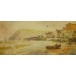 Thomas Bush Hardy (British 1842-1897): 'Staithes Yorkshire', watercolour titled and dated '94,