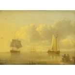 John Ward of Hull (British 1798-1849): 'Vessels Becalmed' & 'Dead Calm',