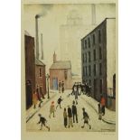 Laurence Stephen Lowry RBA RA (British 1887-1976): 'Industrial Scene',