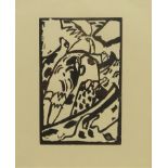 Wassily Kandinsky (Russian 1866-1944): 'Improvisation 7', woodcut 1913,
