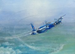 Colin Verity RSMA (British 1924-2011): 'De Havilland Mosquito Mk.