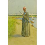 Lance Thackeray (British 1869-1916): Middle Eastern Watchman,