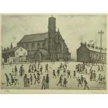 Laurence Stephen Lowry RA (Northern British 1887-1976): St Mary's Beswick,