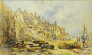 George Weatherill (British 1810-1890): Tate Hill Sands and the East Cliff Whitby,