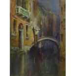 Italian School (Early/Mid 20th century): Venice at Night,