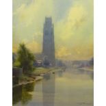 William Bartol Thomas (British 1877-1947): Boston Stump Lincolnshire,