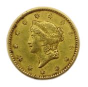 1851 gold 1 dollar coin Condition Report <a href='//www.davidduggleby.
