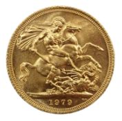 1979 gold full sovereign Condition Report <a href='//www.davidduggleby.