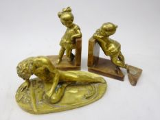 Brass model of 'The Dying Gaul',