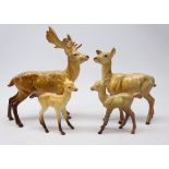 Beswick Deer family comprising Stag,
