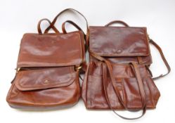 The Bridge, four ladies designer leather handbags,