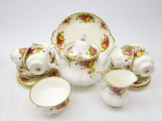 Royal Albert Old Country Roses tea set for six