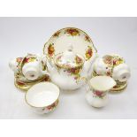 Royal Albert Old Country Roses tea set for six