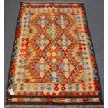 Kelim Choli vegetable wool dye rug,