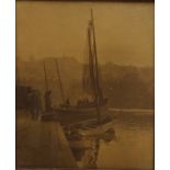 Frank Meadow Sutcliffe (British 1853-1941): Whitby Harbour, original photograph,