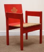 'Red Chair' of the investiture of the Prince of Wales,