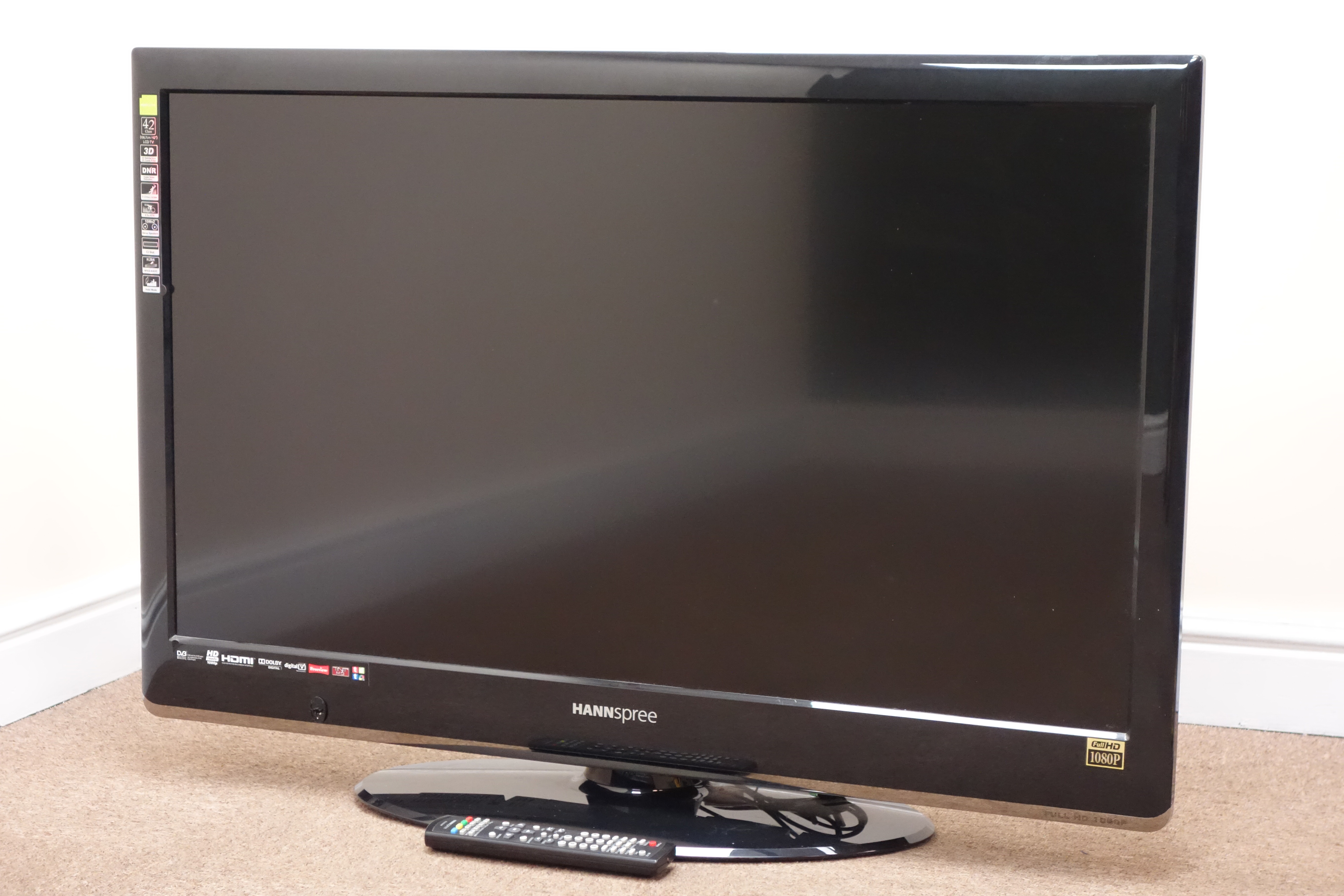 Hannspree HSG1117 LCD television with remote control (This item is PAT tested - 5 day warranty from