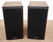 Pair Monitor Audio Bronze walnut cased speakers