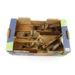 Four European fruitwood planes and two others G-