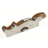A stylish 10" iron shoulder plane with rosewood infill and wedge G
