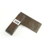 An early rustic square with 2 1/2" wide copper arm G