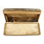 A joiners carrying case with tools G