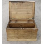 A part finished solid oak tool chest G