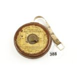 A 78' lawn tennis measure in leather case with instructions for setting out a court G