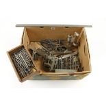 A box of engineers tools etc G+