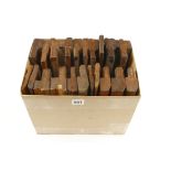 21 early moulding planes by MOSS, MUTTER, SHEPLEY,