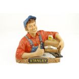 An English STANLEY advertising display unit 24" x 18" G+