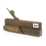 A 9 1/2" moulding plane by SMALL with Crown over (mark G++ a rare size for the few Small planes