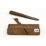 A sash coping plane by PORTER and a sash scribing gouge G+