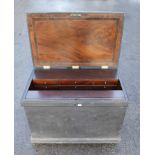 A cabinetmaker's (Joe's) lockable pine chest measuring 40" x 24" x 25"h,