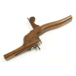 An early beech pistol grip router with shortened arms G