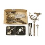 A quantity of watchmakers small hand tools etc G