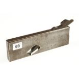 A 3/4" d/t steel rebate plane by SPIERS with rosewood infill and wedge G+