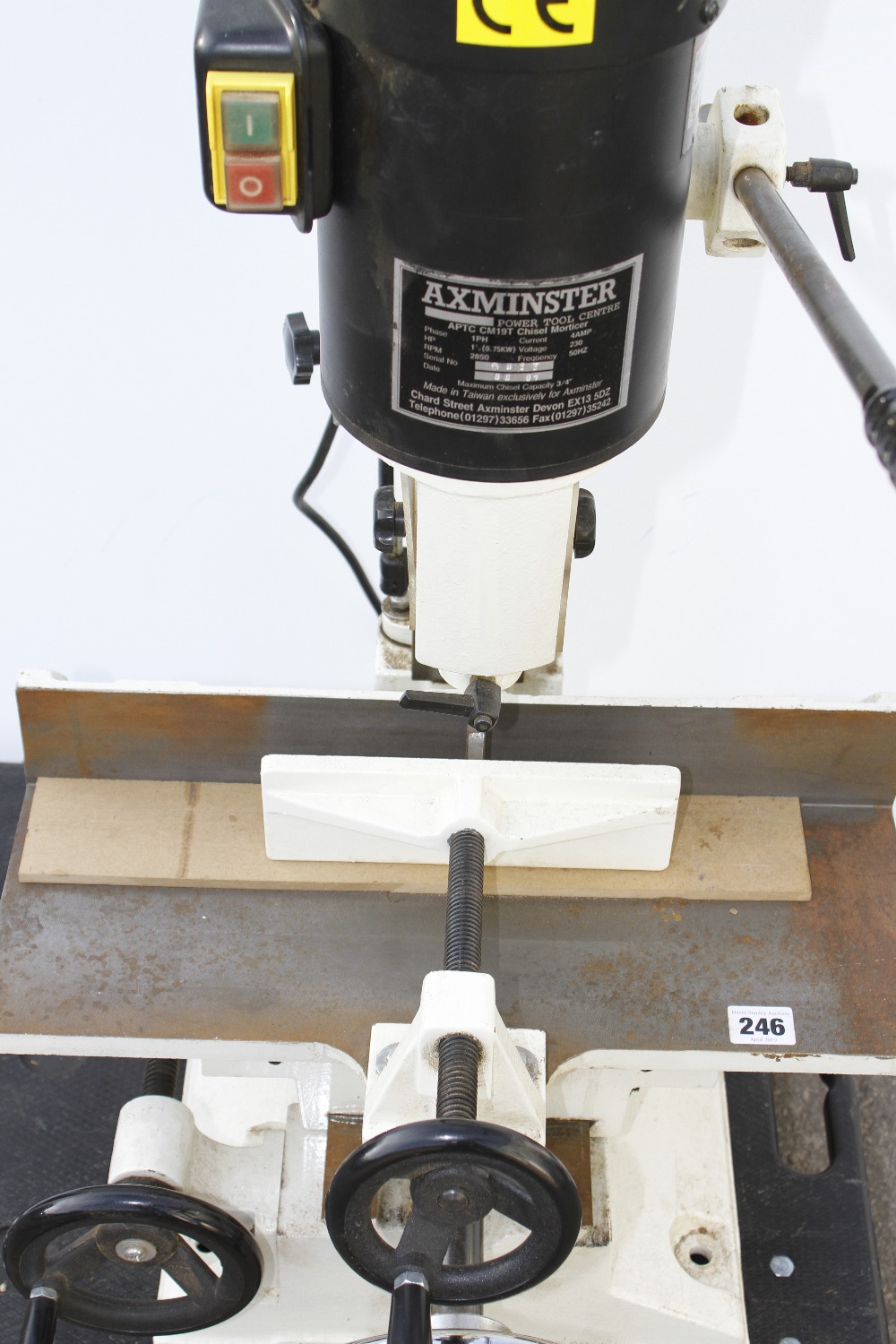 An AXMINSTER No CM19T chisel morticer 240V(Pat tested) G+ - Image 3 of 3