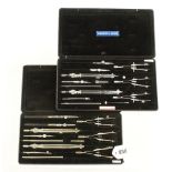 Two drawing sets by RIEFLER F