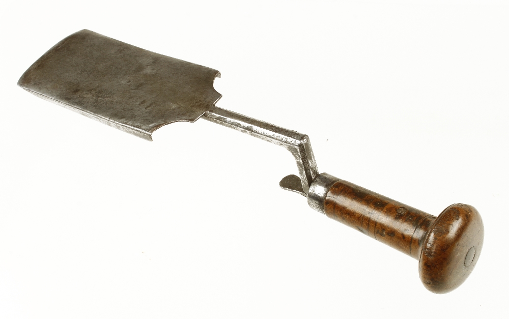 An early French farriers "boitoir" or buttress with unusually wide 3" blade G+ - Image 2 of 2