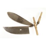 An early large hay knife by BRADES and another G+