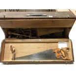 A joiners carrying case with tools G
